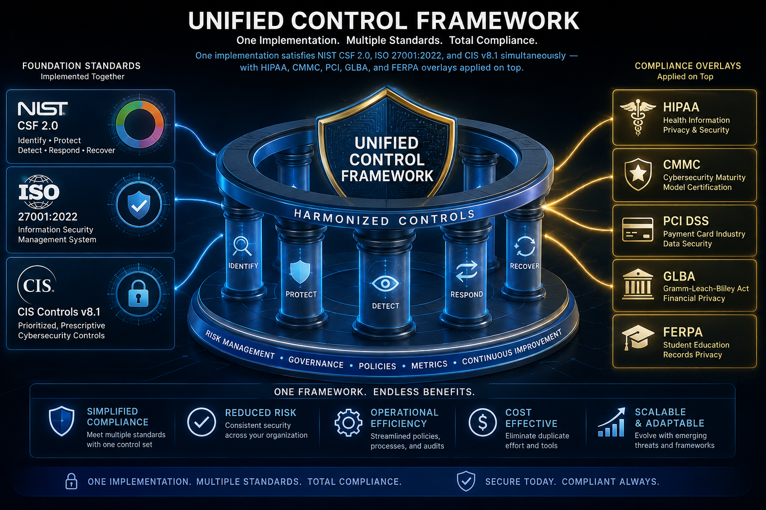 CyberCAAT control framework mapping standards and compliance overlays